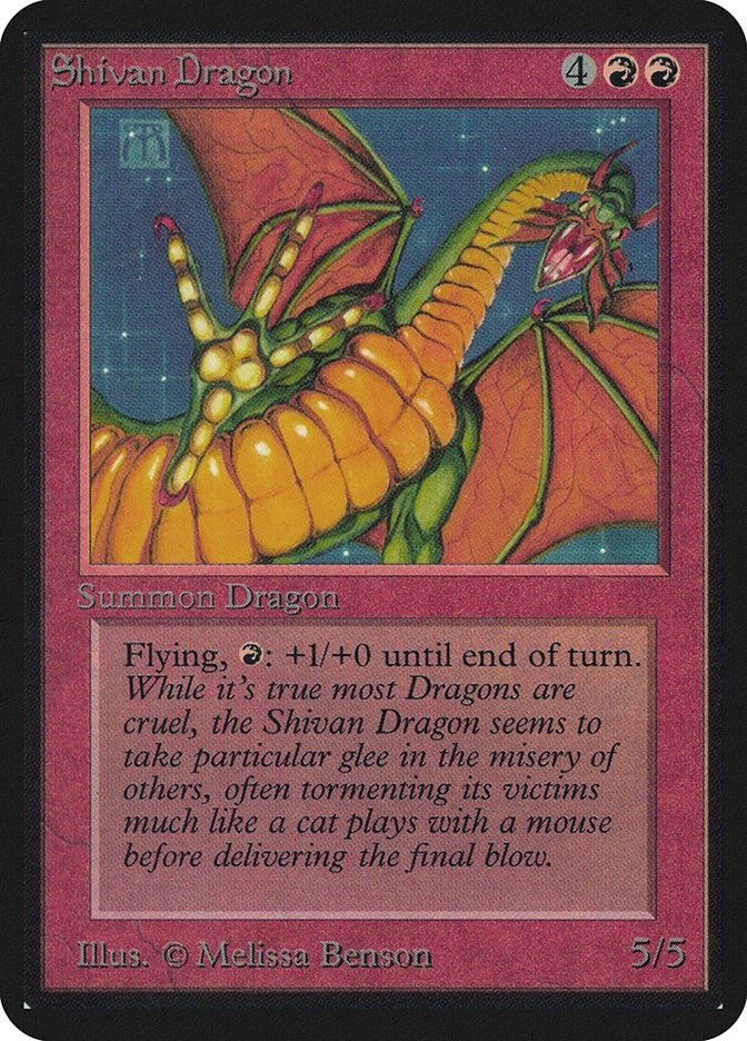 Image for Shivan Dragon - Magic: The Gathering