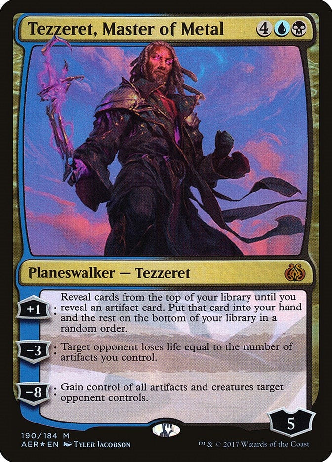 Image for Tezzeret, Master of Metal (190) - Magic: The Gathering