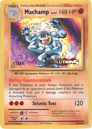 Image for Machamp - 59/108 (Prerelease) [Staff] (59/108) (PR) - Pokemon