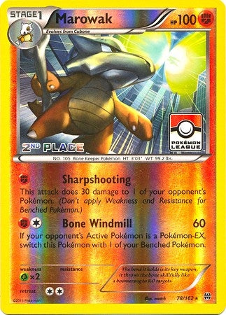 Image for Marowak - 78/162 (Pokemon League) [2nd Place] (078/162) (PR) - Pokemon