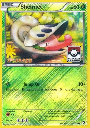 Image for Shelmet - 8/111 (Pokemon League) [3rd Place] (008/111) (PR) - Pokemon