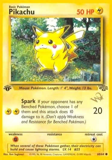 Image for Pikachu [W Stamped] (60/64) (PR) - Pokemon