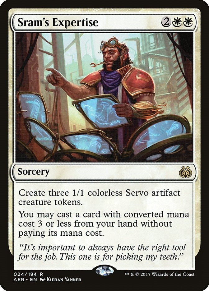 Image for Sram's Expertise (24) - Magic: The Gathering