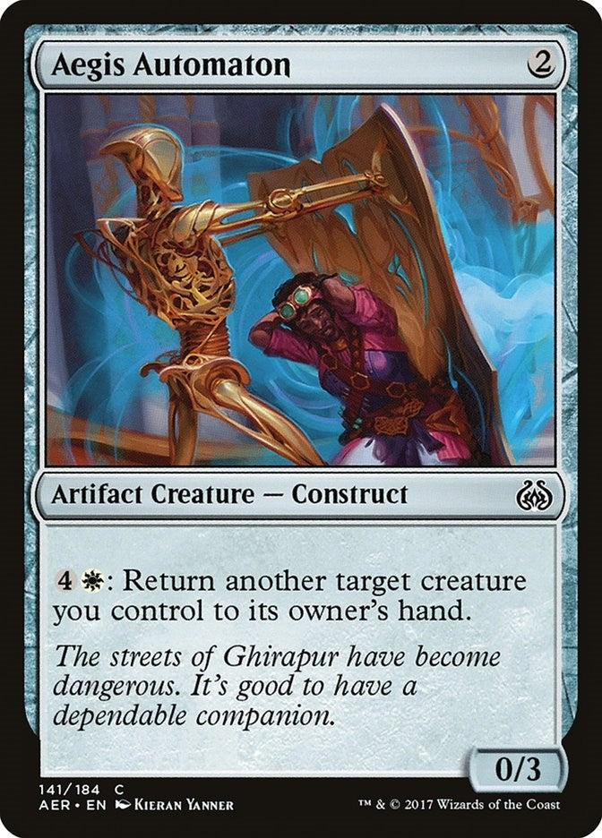 Image for Aegis Automaton (141) (AER) - Magic: The Gathering