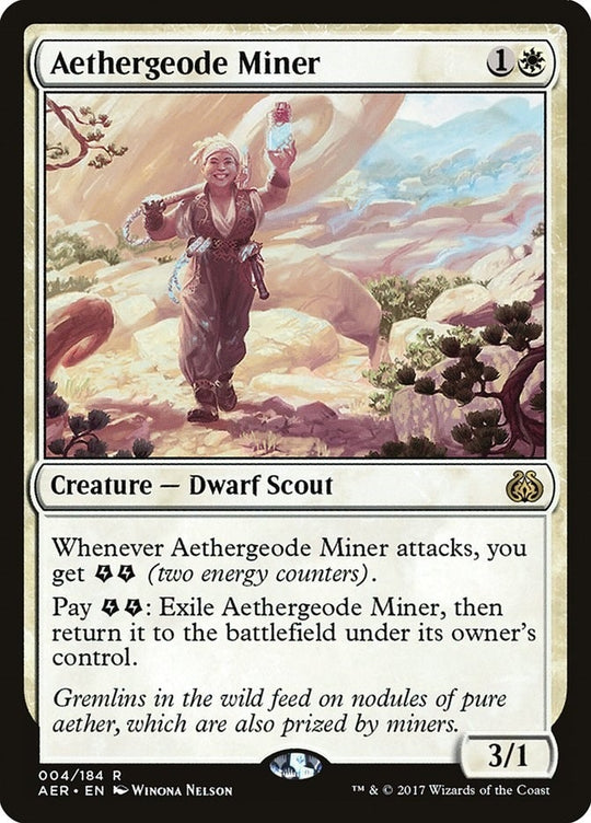 Image for Aethergeode Miner (4) (AER) - Magic: The Gathering