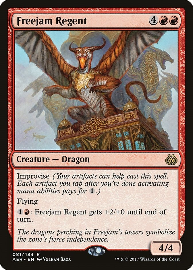 Image for Freejam Regent (81) (AER) - Magic: The Gathering