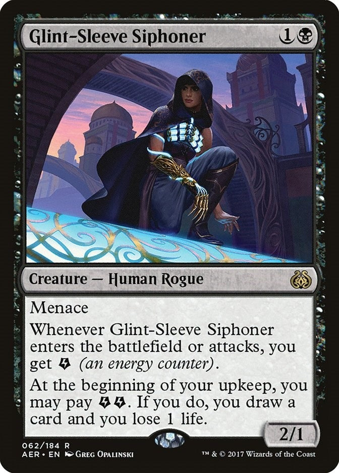 Image for Glint-Sleeve Siphoner (62) (AER) - Magic: The Gathering