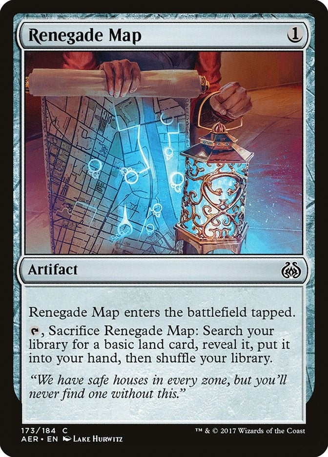 Image for Renegade Map (173) (AER) - Magic: The Gathering