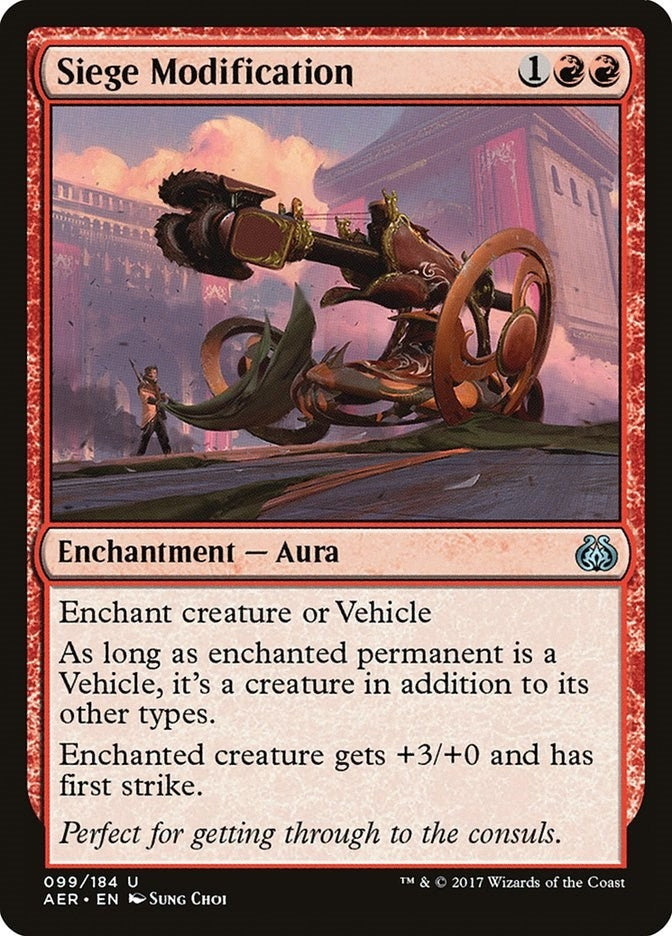Image for Siege Modification (99) - Magic: The Gathering