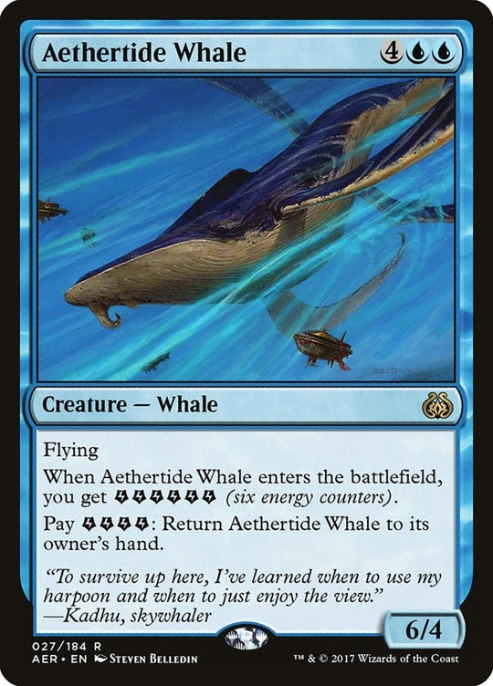 Image for Aethertide Whale (27) (AER) - Magic: The Gathering