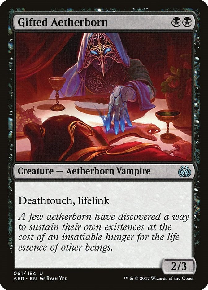 Image for Gifted Aetherborn (61) (AER) - Magic: The Gathering