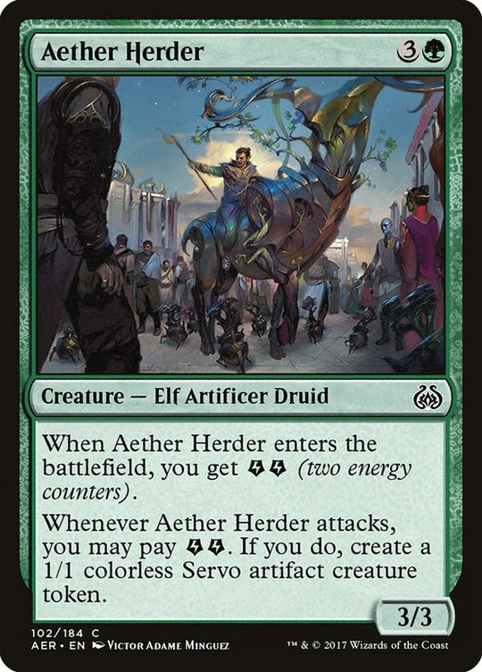 Image for Aether Herder (102) (AER) - Magic: The Gathering