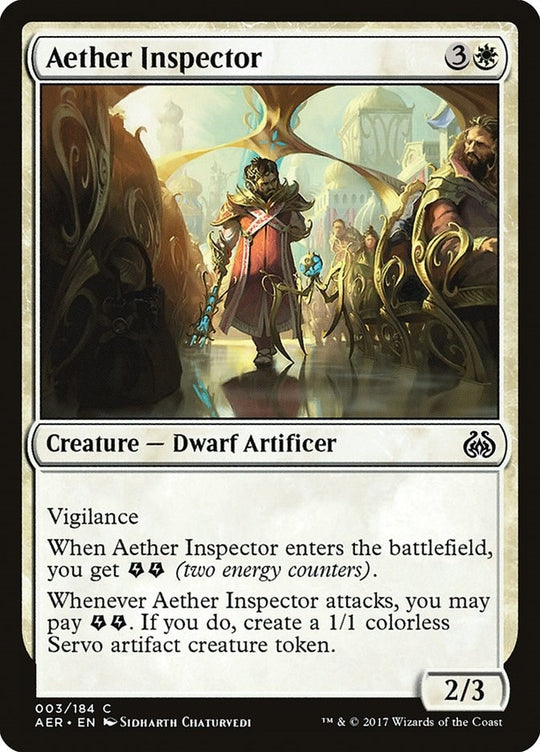 Image for Aether Inspector (3) (AER) - Magic: The Gathering
