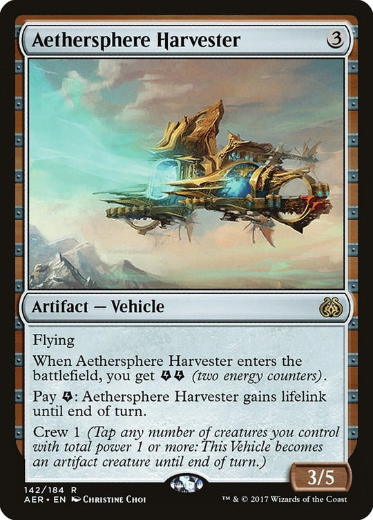 Image for Aethersphere Harvester (142) (AER) - Magic: The Gathering