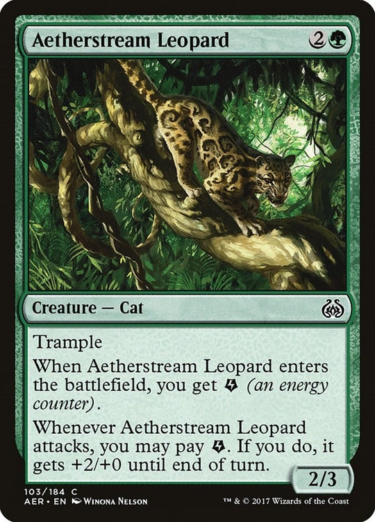 Image for Aetherstream Leopard (103) (AER) - Magic: The Gathering
