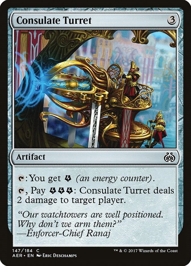 Image for Consulate Turret (147) (AER) - Magic: The Gathering