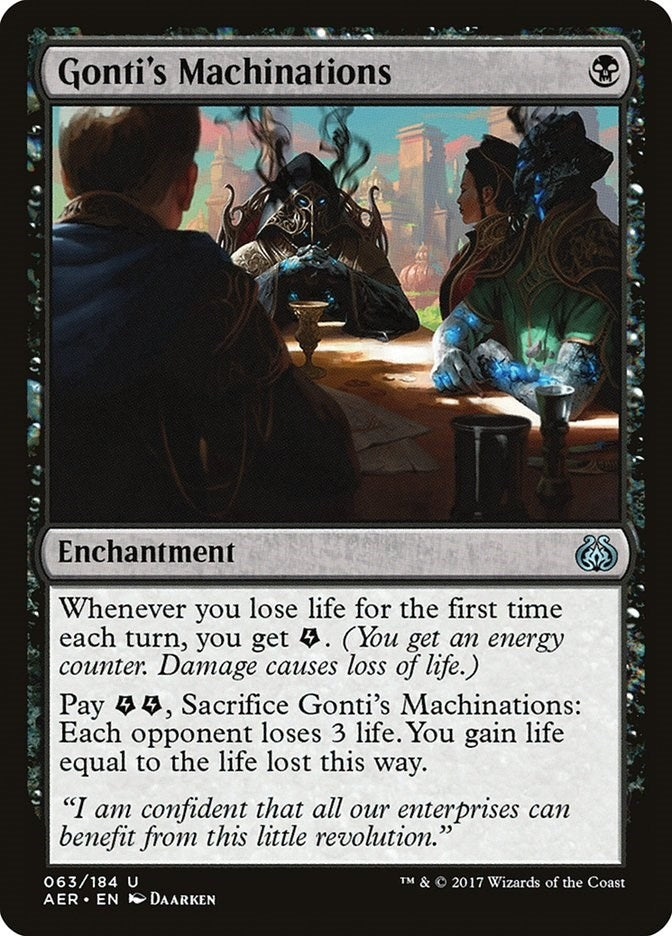 Image for Gonti's Machinations (63) (AER) - Magic: The Gathering
