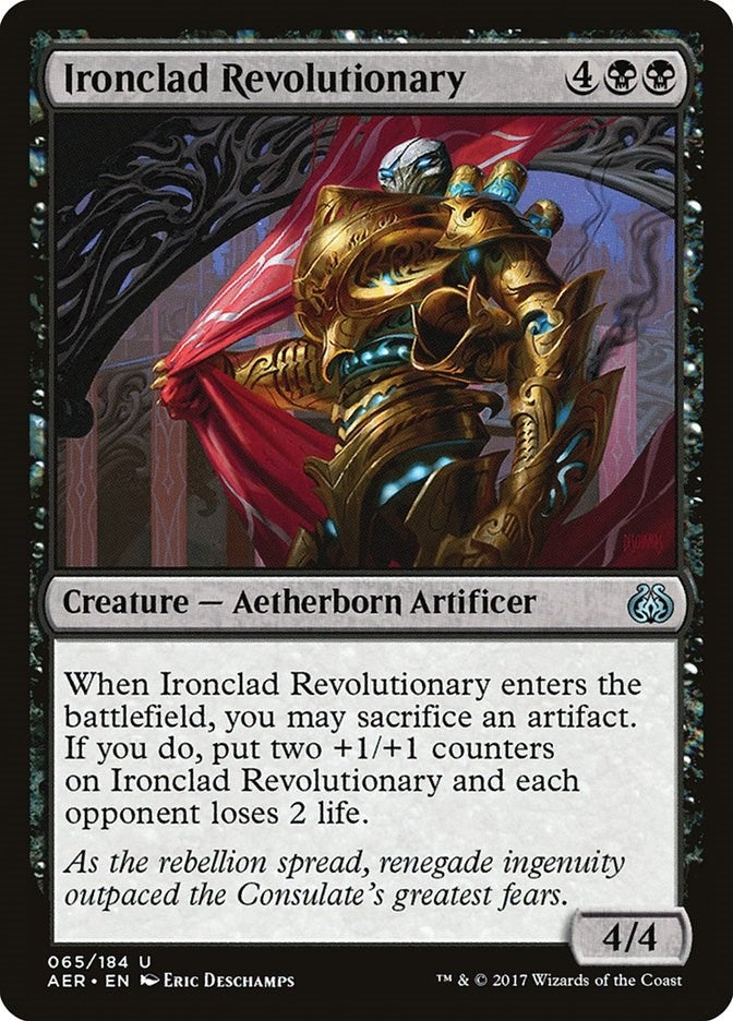 Image for Ironclad Revolutionary (65) (AER) - Magic: The Gathering