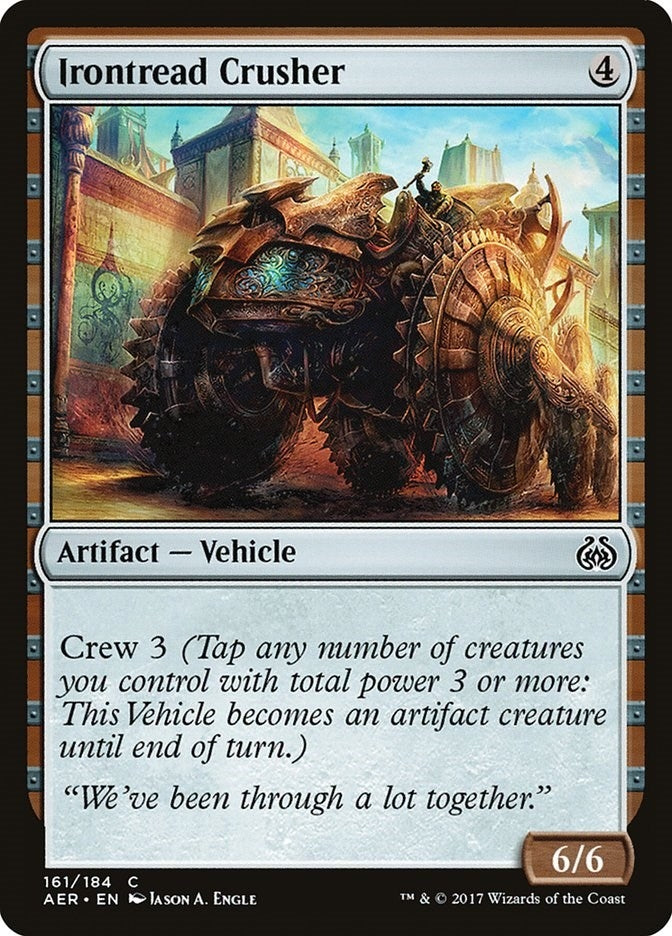 Image for Irontread Crusher (161) (AER) - Magic: The Gathering