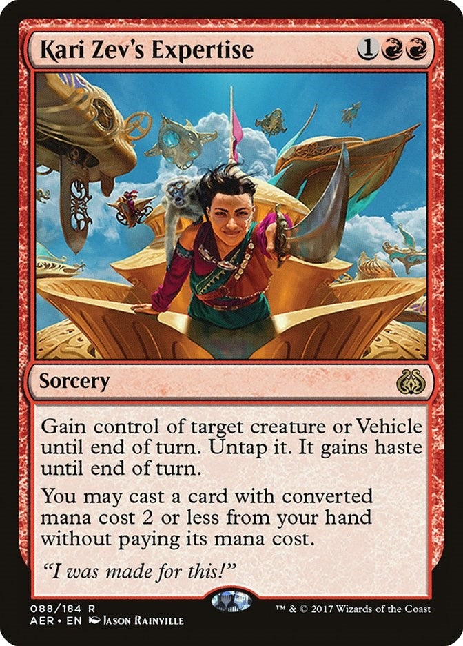 Image for Kari Zev's Expertise (88) (AER) - Magic: The Gathering