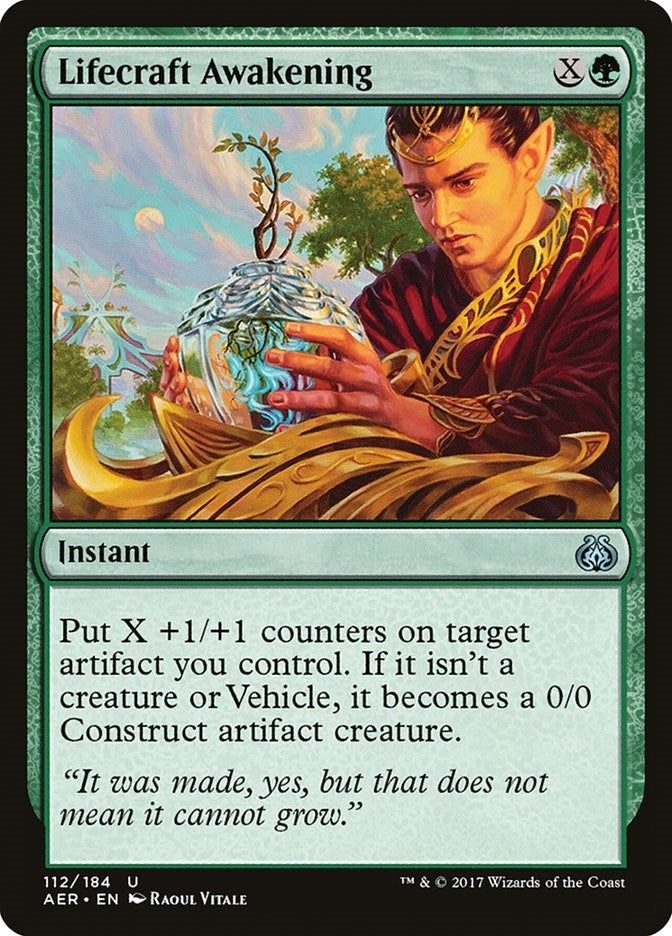 Image for Lifecraft Awakening (112) (AER) - Magic: The Gathering