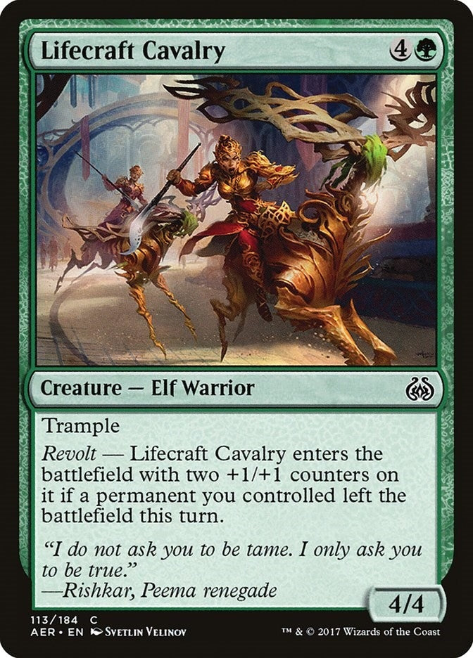 Image for Lifecraft Cavalry (113) - Magic: The Gathering