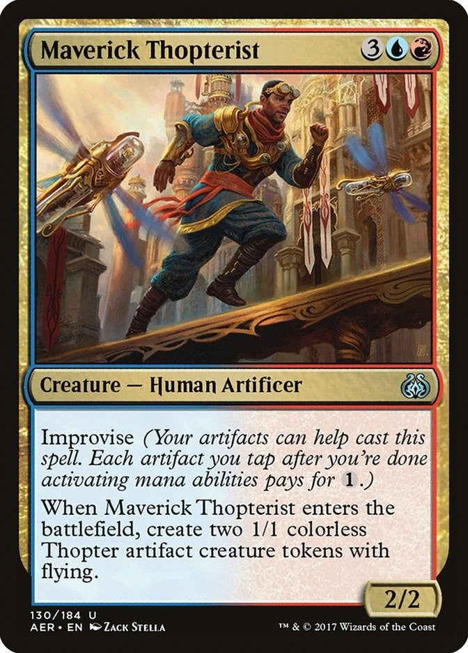 Image for Maverick Thopterist (130) (AER) - Magic: The Gathering