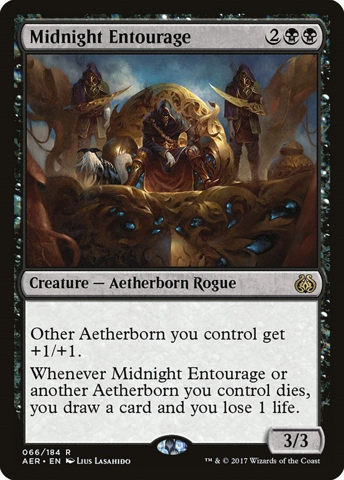 Image for Midnight Entourage (66) (AER) - Magic: The Gathering