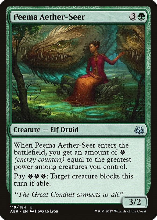 Image for Peema Aether-Seer (119) (AER) - Magic: The Gathering