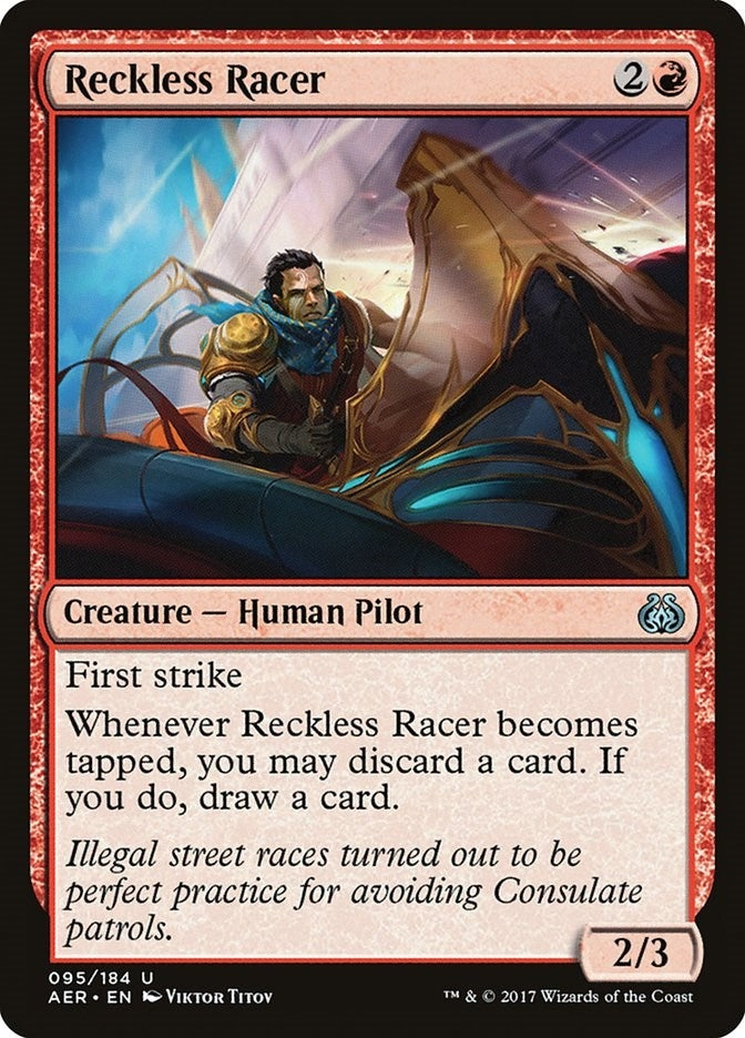 Image for Reckless Racer (95) (AER) - Magic: The Gathering