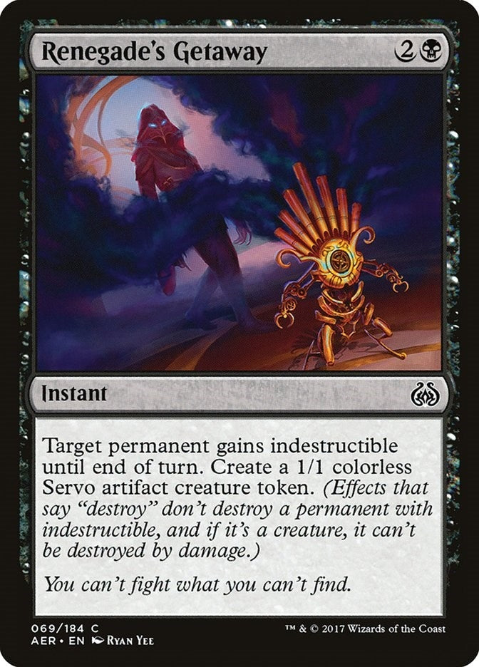Image for Renegade's Getaway (69) - Magic: The Gathering