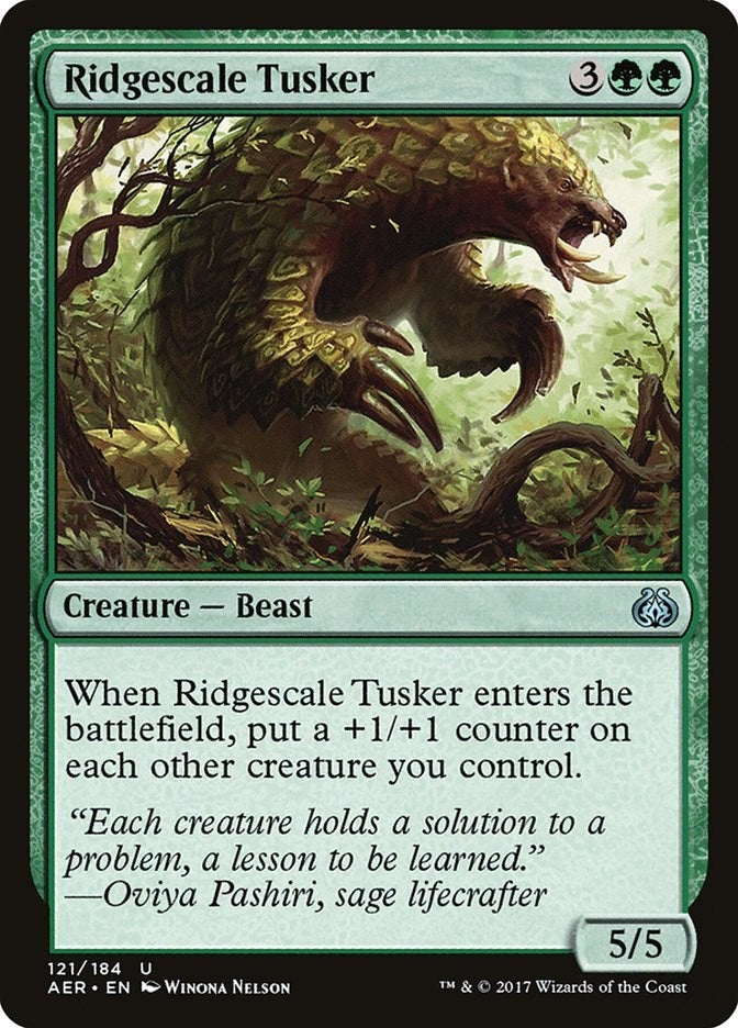 Image for Ridgescale Tusker (121) - Magic: The Gathering
