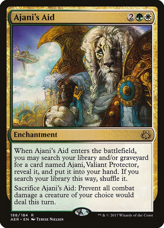 Image for Ajani's Aid (188) (AER) - Magic: The Gathering