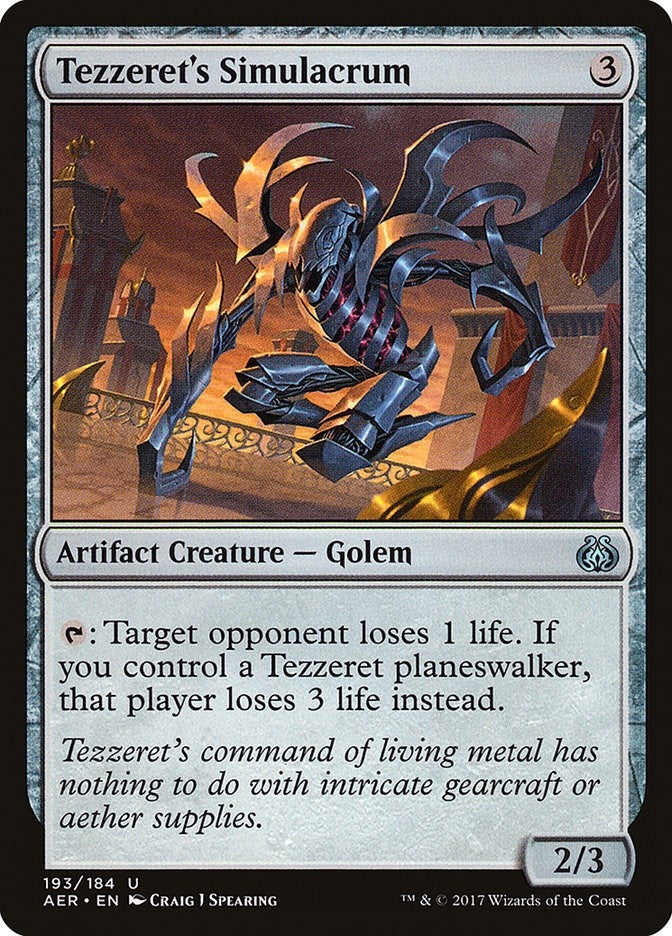 Image for Tezzeret's Simulacrum (193) - Magic: The Gathering