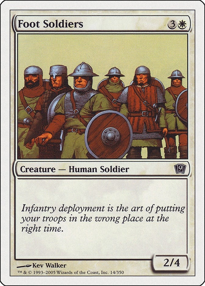 Image for Foot Soldiers (14) - Magic: The Gathering