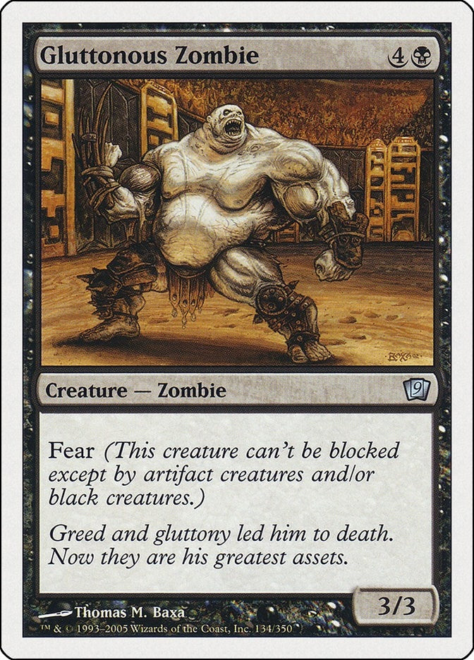 Image for Gluttonous Zombie (134) - Magic: The Gathering