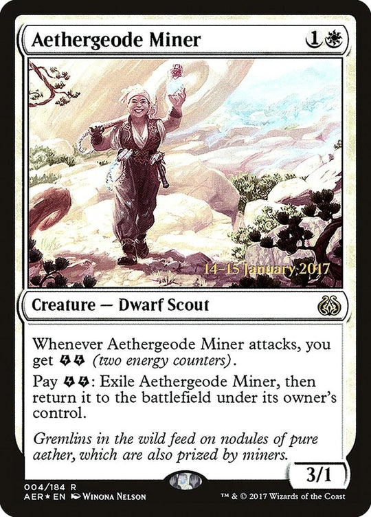 Image for Aethergeode Miner (4) (PRE) - Magic: The Gathering