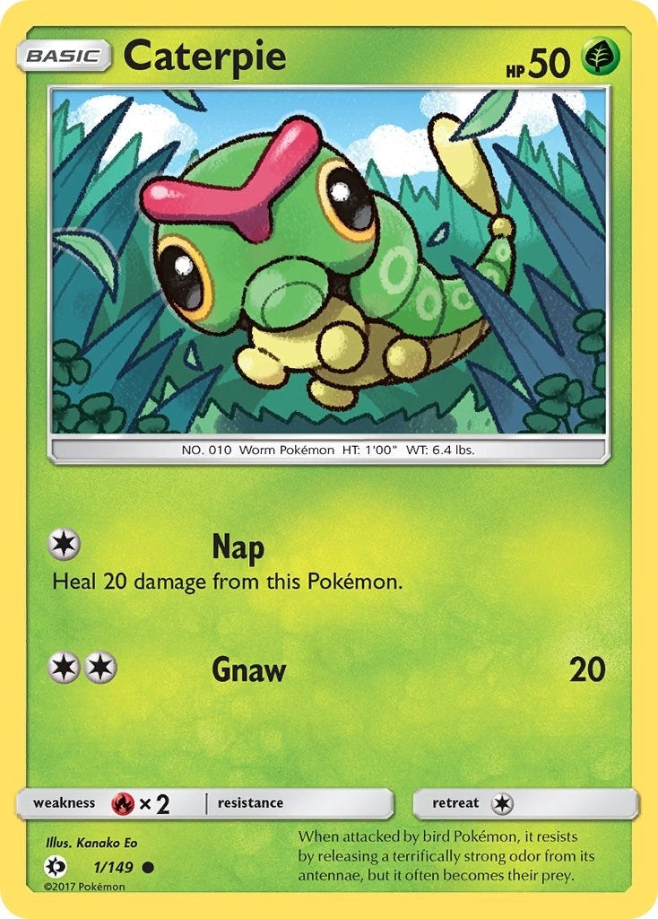 Image for Caterpie (1/149) (SM01) - Pokemon
