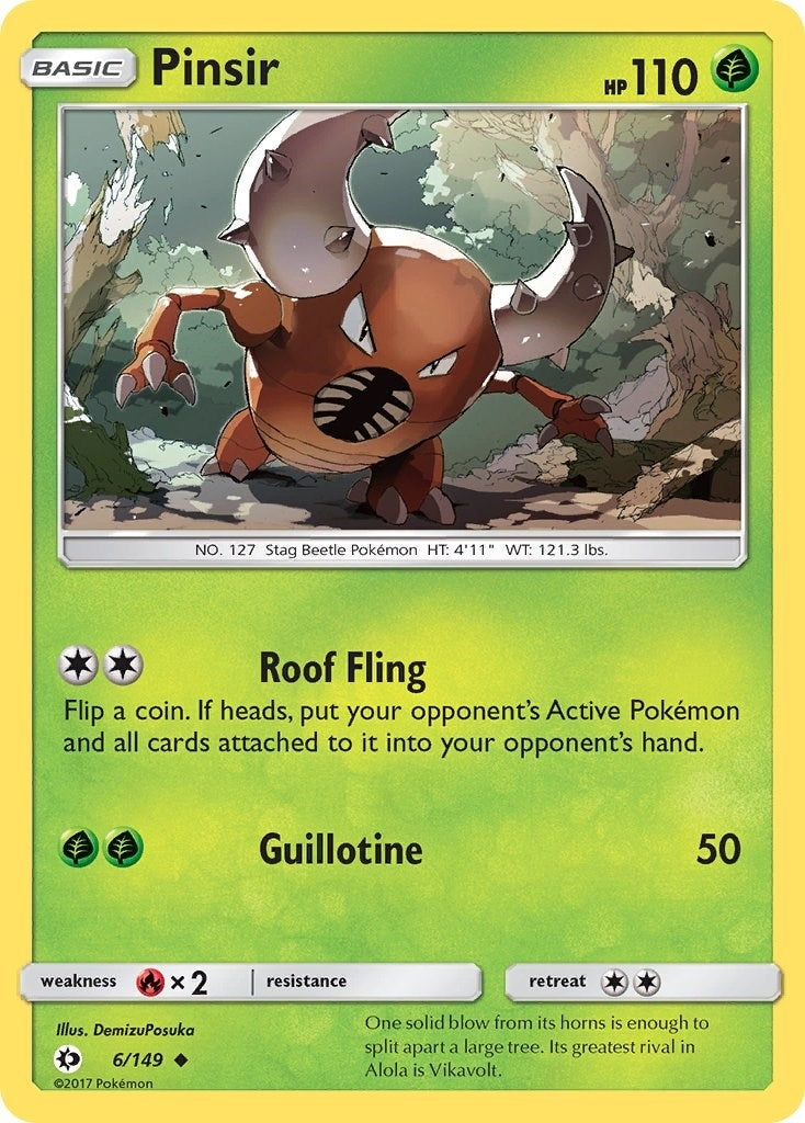 Image for Pinsir (6/149) (SM01) - Pokemon