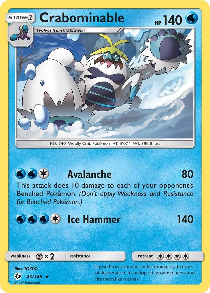 Image for Crabominable (43/149) (SM01) - Pokemon