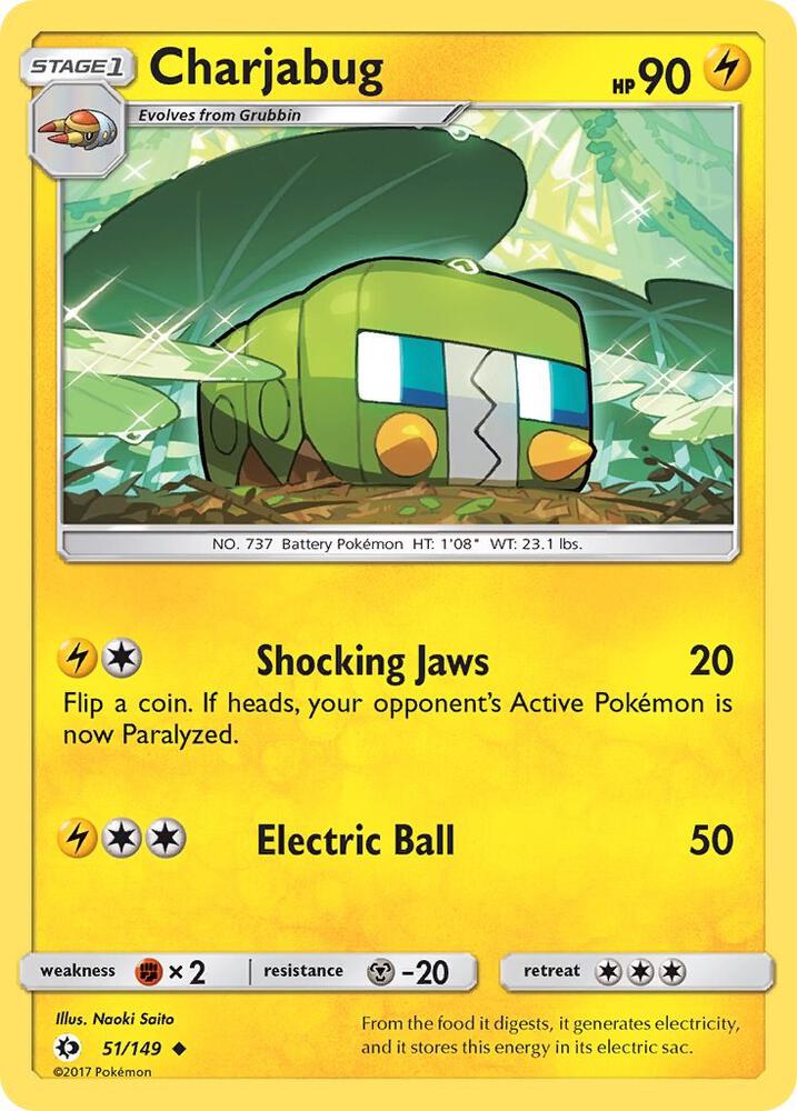 Image for Charjabug (51/149) (SM01) - Pokemon