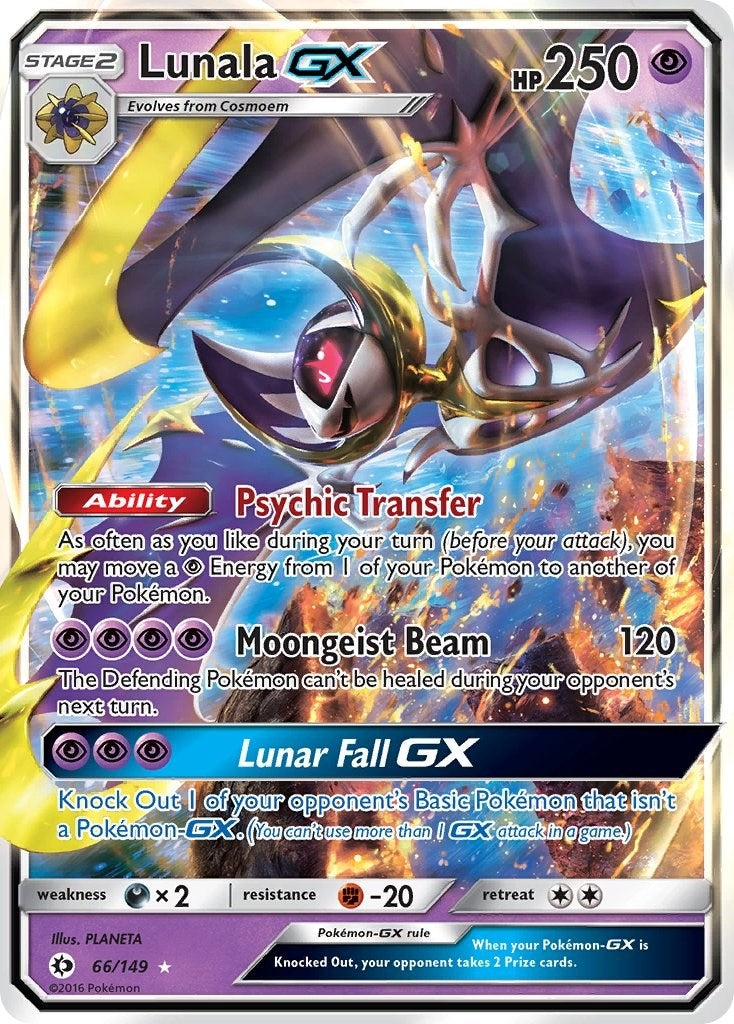 Image for Lunala GX (66/149) (SM01) - Pokemon