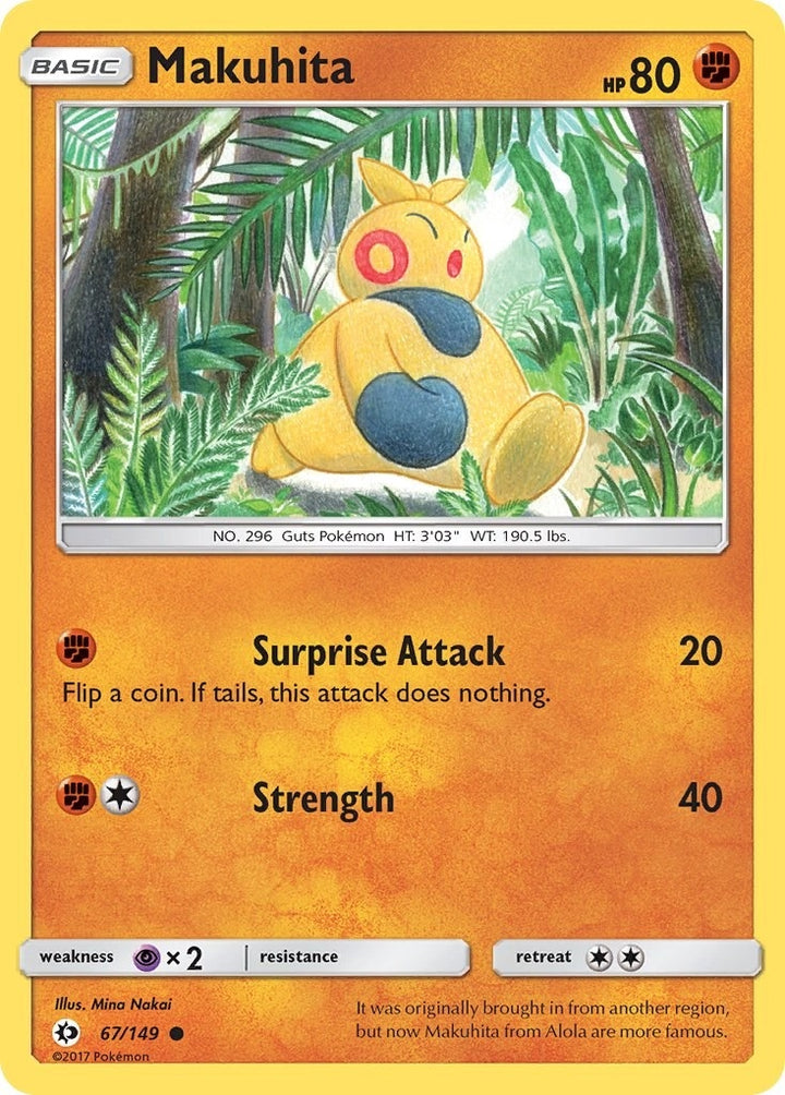 Image for Makuhita (67/149) (SM01) - Pokemon