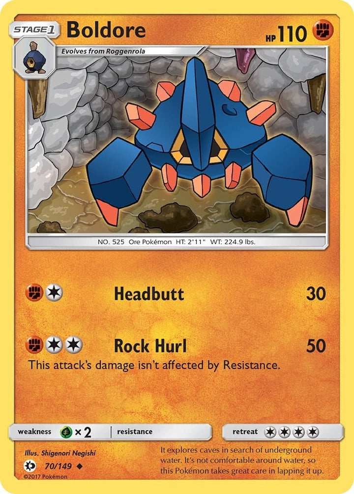 Image for Boldore (70/149) (SM01) - Pokemon