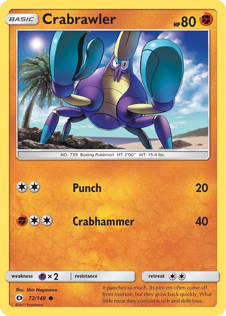 Image for Crabrawler (72/149) (SM01) - Pokemon