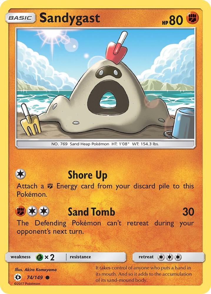 Image for Sandygast (74/149) (SM01) - Pokemon