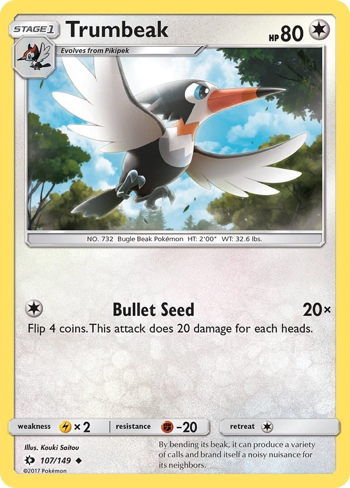 Image for Trumbeak (107/149) (SM01) - Pokemon