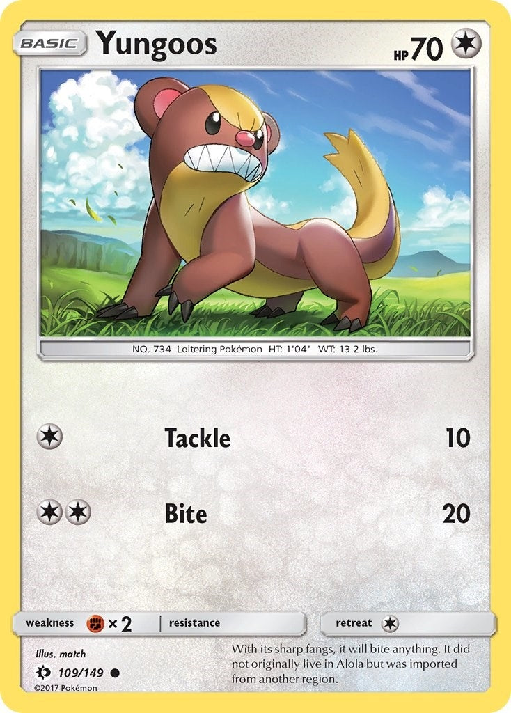 Image for Yungoos (109/149) (SM01) - Pokemon