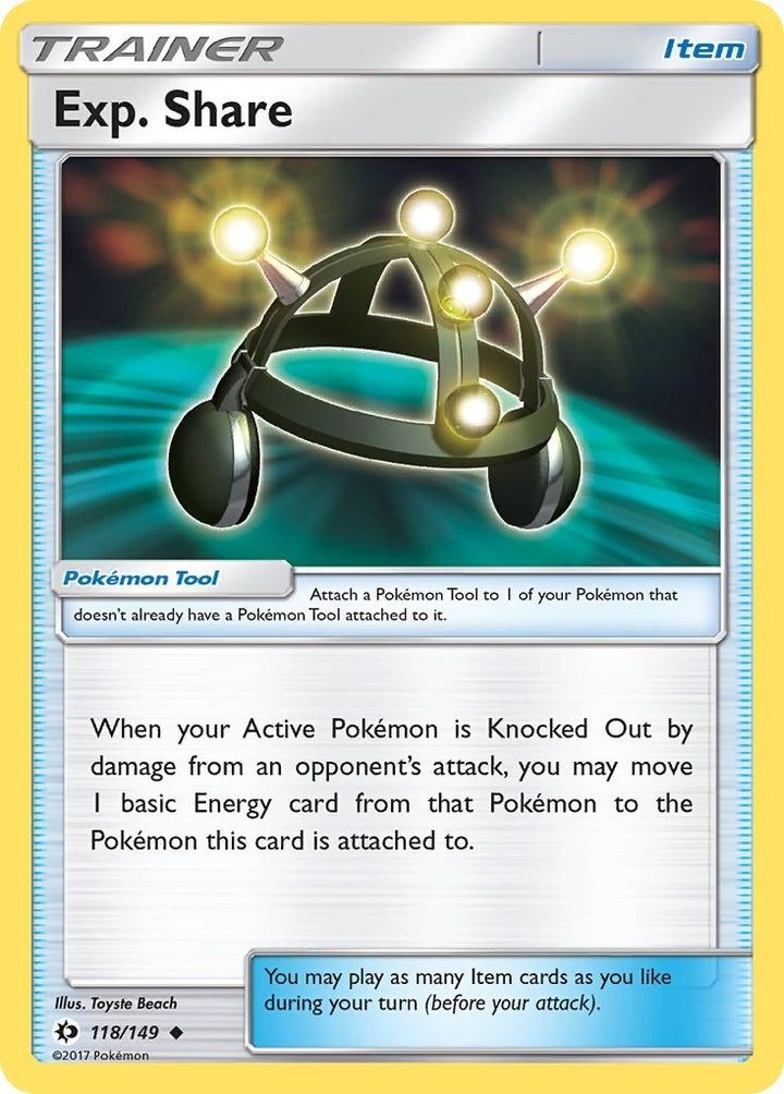 Image for Exp. Share (118/149) (SM01) - Pokemon