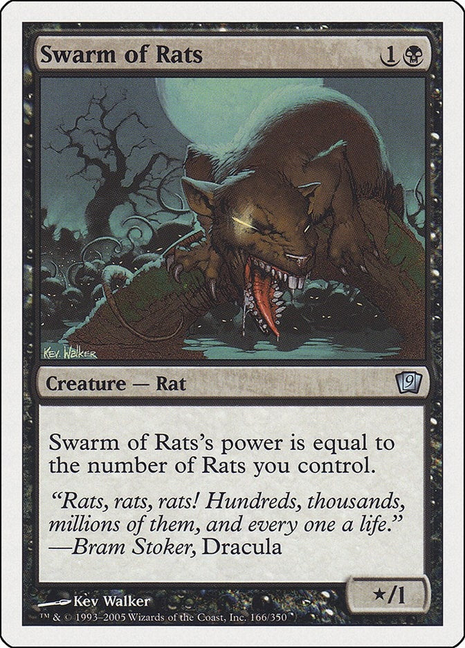 Image for Swarm of Rats (166) - Magic: The Gathering